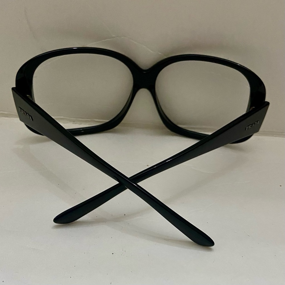 Prada Made in Italy Black (Frame Only) SPR 25N 61-13 1AB-3M1 135 2N - Picture 8 of 10